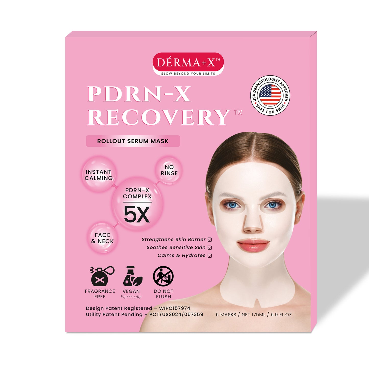 PDRN-X Recovery (Calming) Rollout Serum Mask