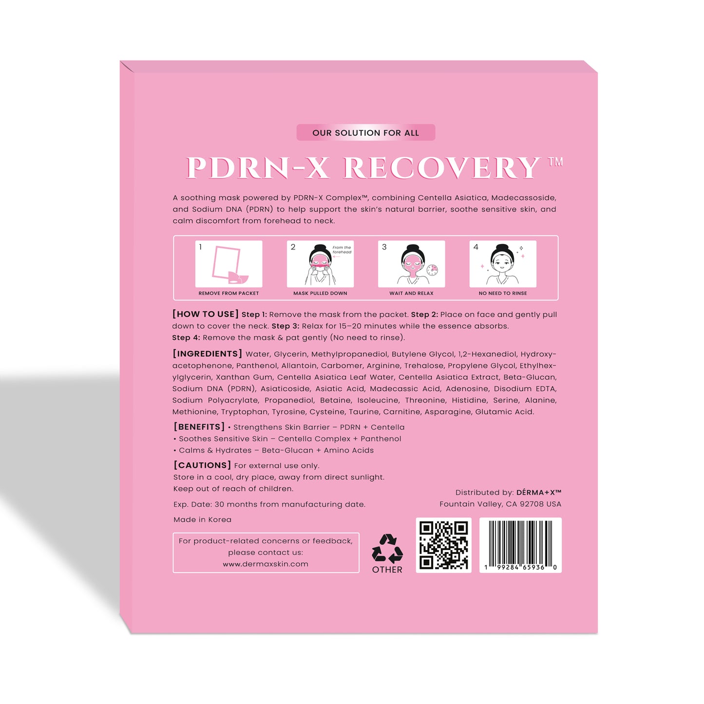 PDRN-X Recovery (Calming) Rollout Serum Mask